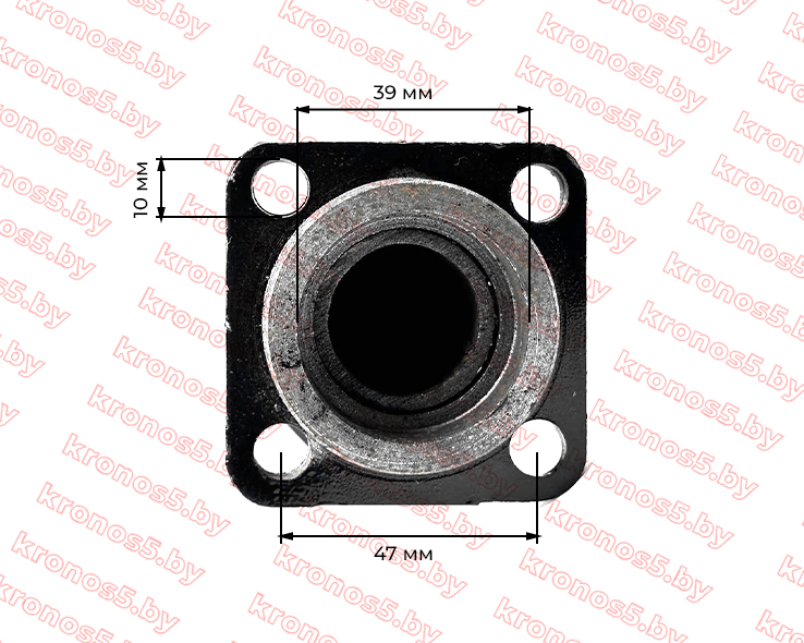 «Корпус левой трансмиссии L=185 мм  роторной косилки к мотоблоку» - фото
