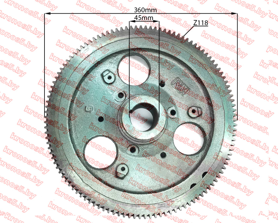 «Маховик с венцом Z-118 R195/195N» - фото