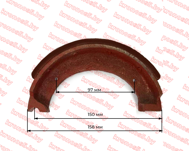 «Колодки тормозные Минитрактор 18-24 л.с.» - фото 4