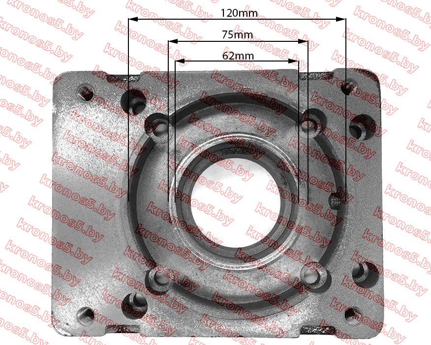 «Переходная плита двигателя к КПП 177/188/186F (90*90 мм)» - фото 3