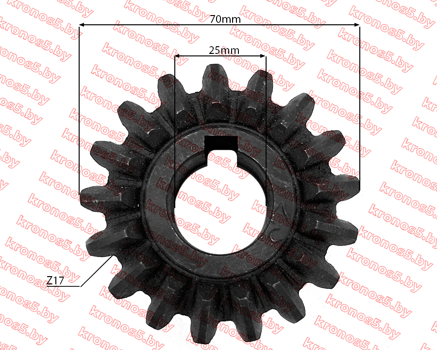 «Шестерня конусная привода ротора косилки Wirax Z-17» - фото «Шестерня конусная привода ротора косилки Wirax Z-17» - фото