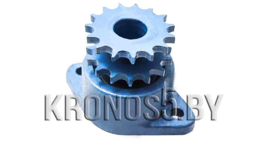 «Звездочка цепная двойная Z-15 с подшипником и корпусом подшипника Anna» - фото 2