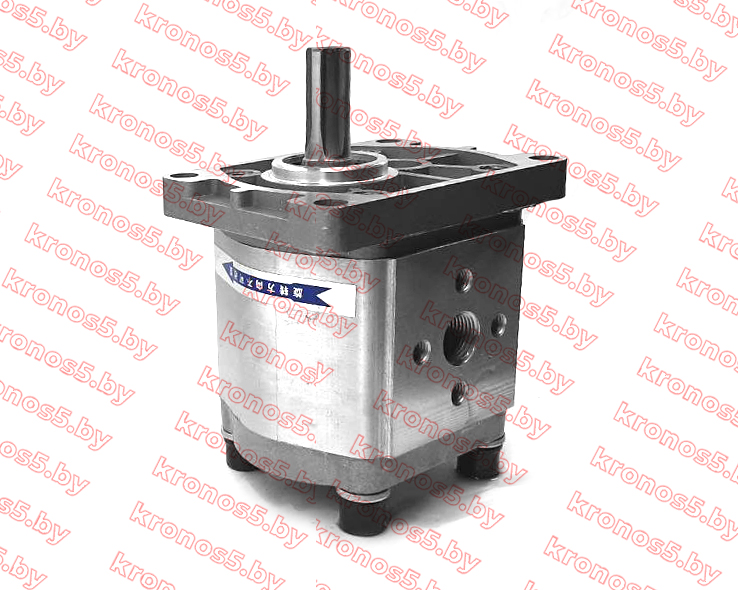 «Насос шестеренчатый НШ правый CBT-E314 R 20 mpa (шлицевой привод, с площадкой, выходы под 180°)» - фото