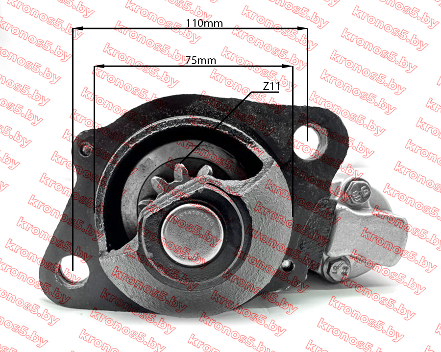 «Стартер электрический Z-11 (посадка ф=75мм, болт 110 мм)» - фото