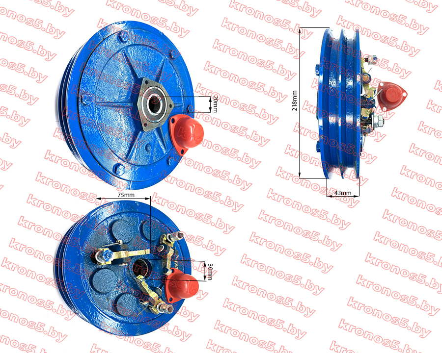 «Сцепление в сборе R180/180N/R190/190N (2 ручья)» - фото