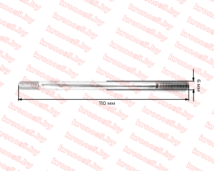 «Шпилька крепления воздушного фильтра 168F» - фото 2 «Шпилька крепления воздушного фильтра 168F» - фото 2