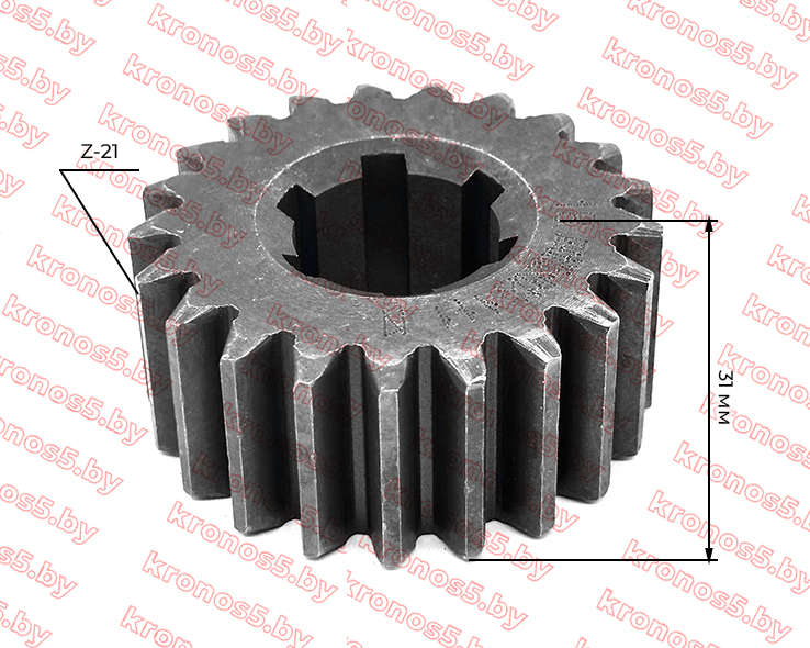 «Шестерня КПП Z-6/21 Xingtai 24B, Shifeng 244,Taishan 24» - фото 4