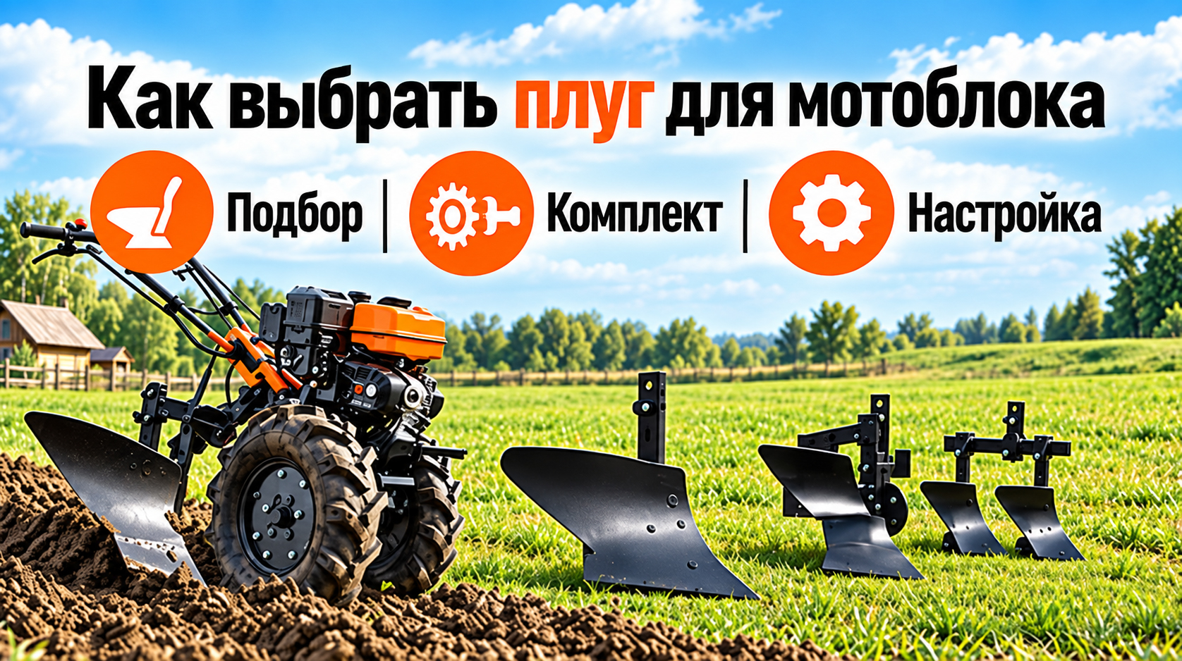 Как выбрать плуг для мотоблока и правильно его настроить