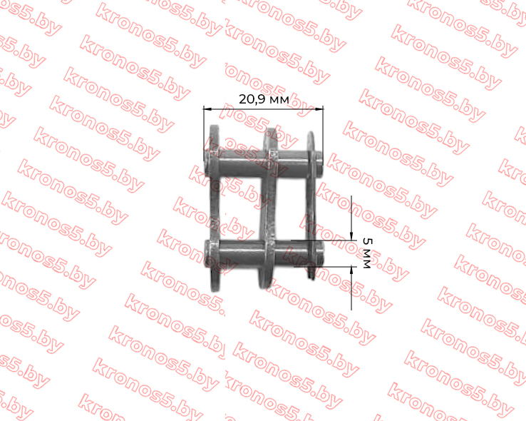 «Замок цепи привода редуктора (1ПР-15,875)» - фото 4