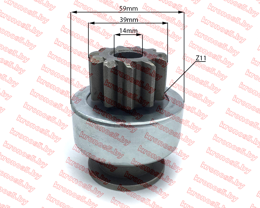 «Бендикс стартера Z-11 L-68,5 мм TY290/295» - фото