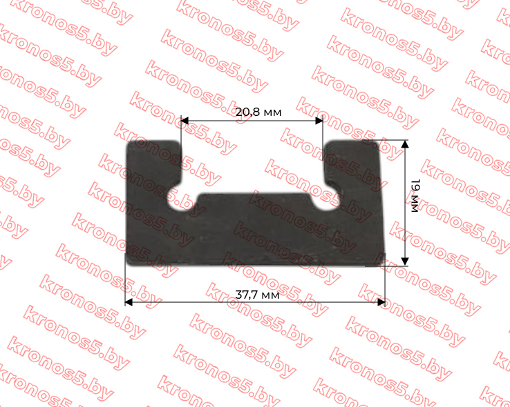 «Упорная пластина (качалка) лапки нажимного диска сцепления минитрактора Т-224/244» - фото