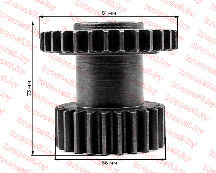 «Шестерня неподвижная 2/3 передачи Z-24/30 Xingtai 120/220» - фото 4