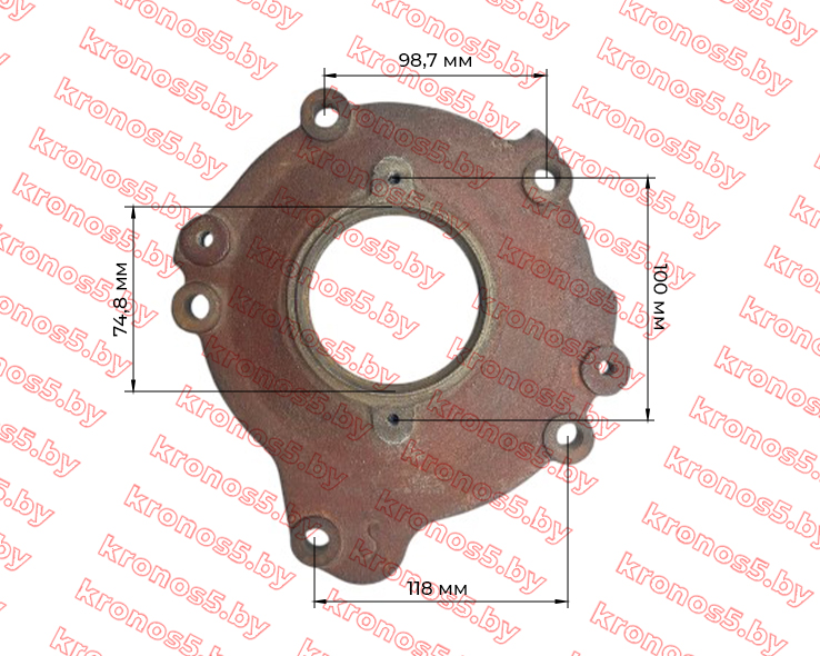 «Крышка подшипника коленвала (7 отверстий) R195N» - фото 2