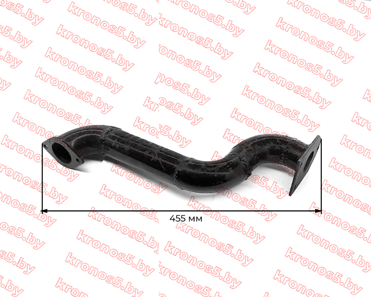 «Колено глушителя (выход вверх, крепление 2/3 болта) ZS1115» - фото