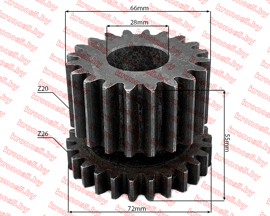 «Шестерня повышенной/пониженной передачи Z-20/26» - фото