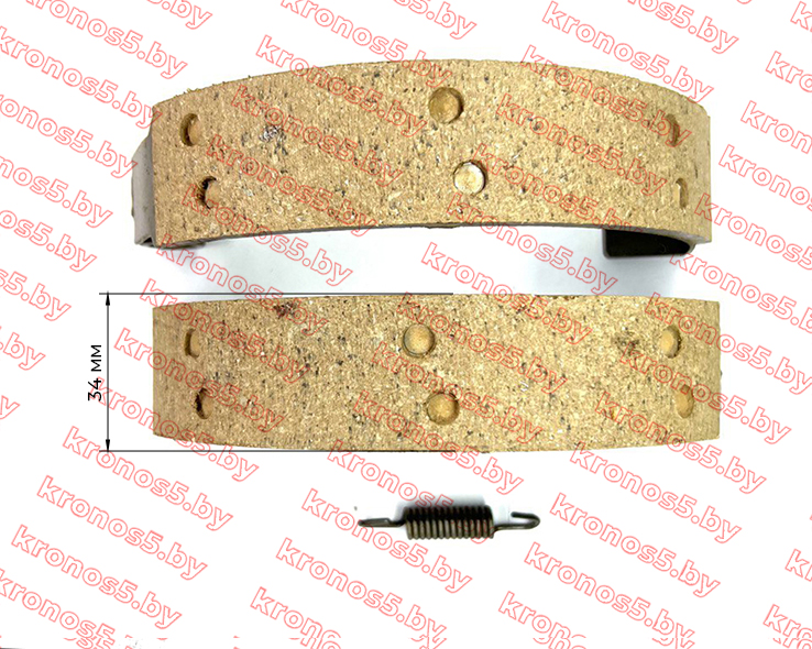 «Колодки тормозные (пара) R195/195N» - фото 2