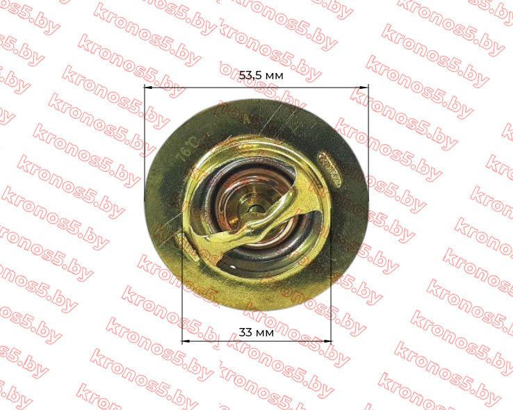 «ТЕРМОСТАТ КМ385ВТ DONGFENG 240/244, FOTON 240/244, JINMA 240/244» - фото