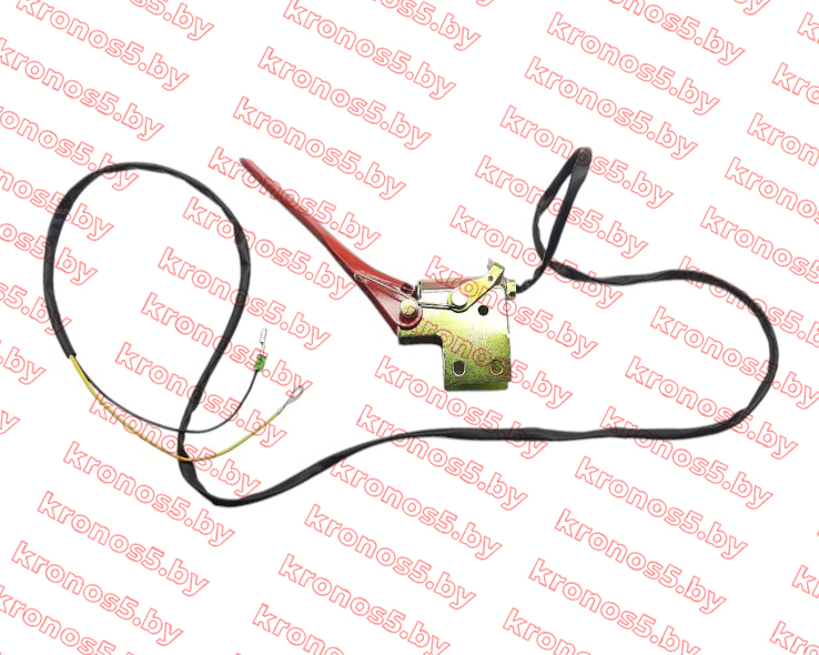 «Ручка аварийной остановки двигателя к мотоблоку с воздушым охлаждением в сборе с проводом» - фото 3