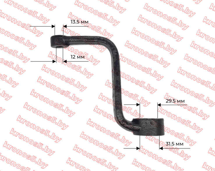 «Сошка рулевой колонки минитрактора Xingtai/TS-24B (конус шлицевой)» - фото