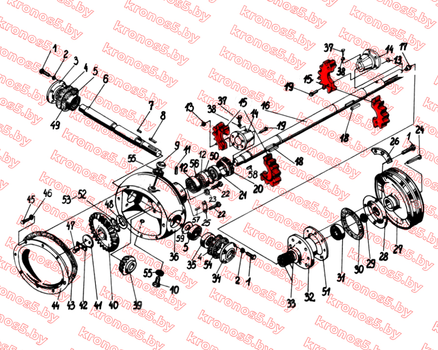 «Звездочка ведущая (венец) к картофелекопалке Z-609 Z-14» - фото 3 «Звездочка ведущая (венец) к картофелекопалке Z-609 Z-14» - фото 3