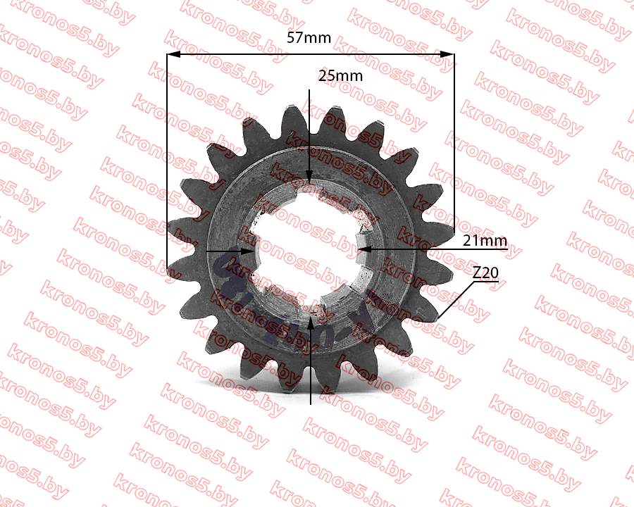 «Шестерня ведущая понижающая Z-20 - КПП/6» - фото