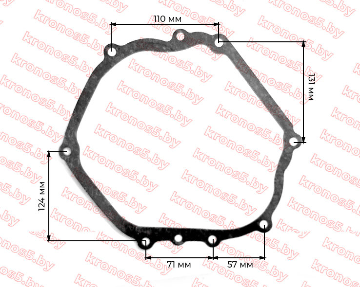 «Комплект прокладок двигателя 188F» - фото 5 «Комплект прокладок двигателя 188F» - фото 5