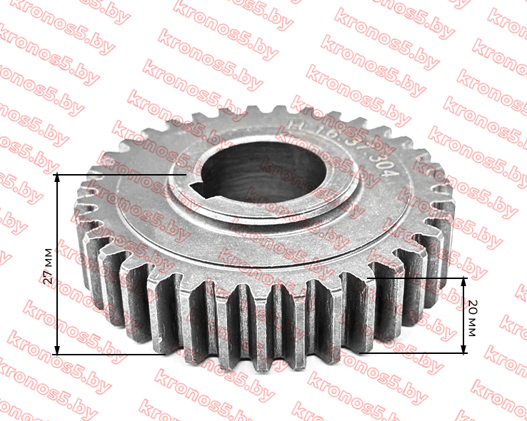 «Шестерня ВОМ Z-35 (под шпонку) » - фото 5