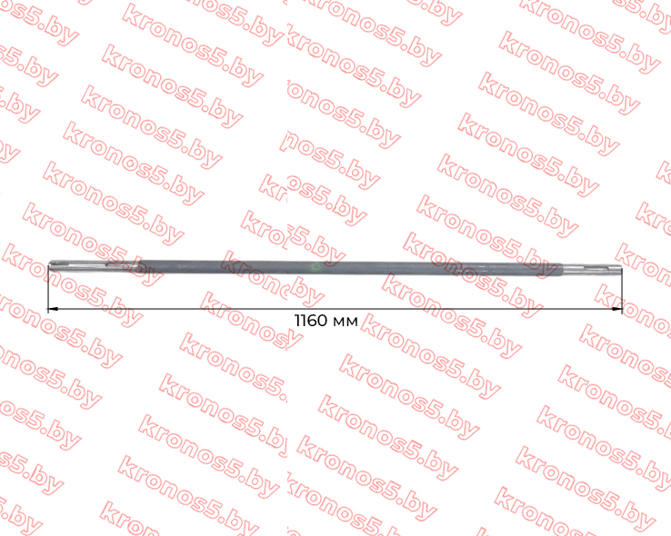 «Вал промежуточный редуктора косилки Wirax Z-069» - фото 3