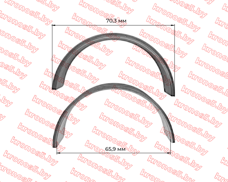 «Вкладыши шатуна ZS1100 0,25» - фото 3