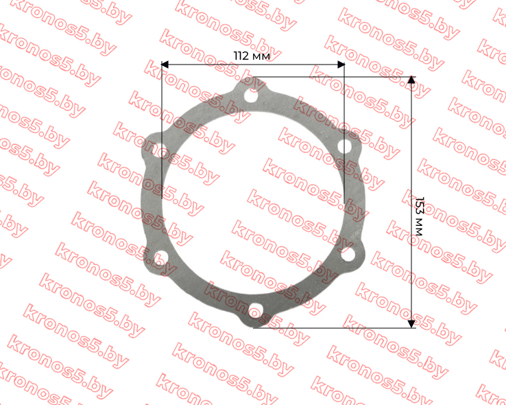 «Прокладка боковой крышки редуктора мотоблока 2090Б 6-8 л.с.» - фото 2