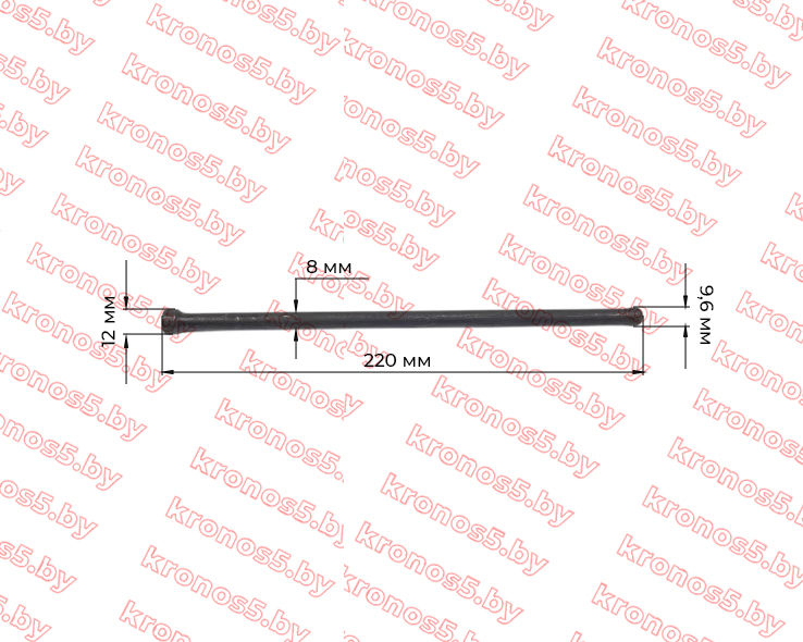 «Штанга толкателя клапана 220 мм TY290/TY295» - фото 3