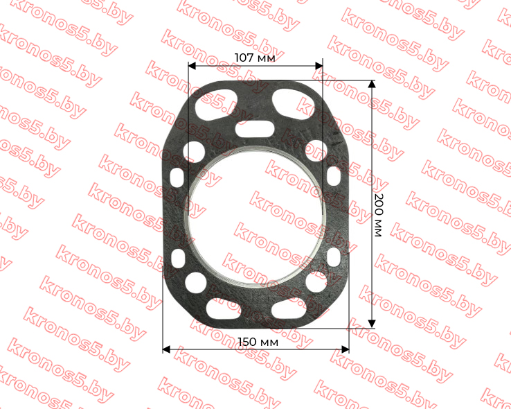 «Прокладка головки блока цилиндров ГБЦ S1100 107 мм» - фото