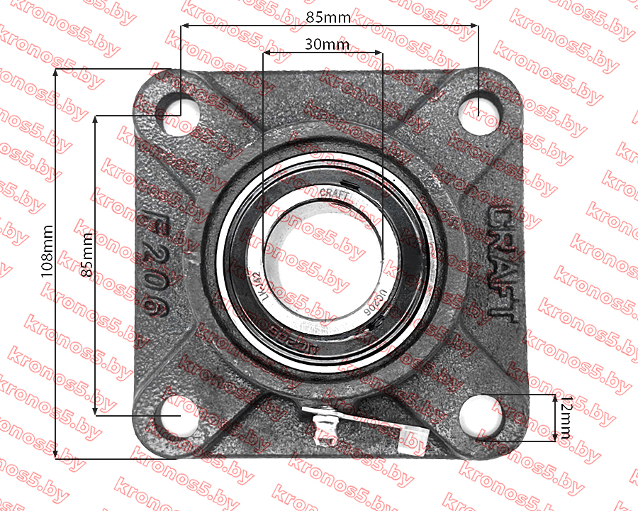 «Корпус с подшипником (UCF206)» - фото «Корпус с подшипником (UCF206)» - фото