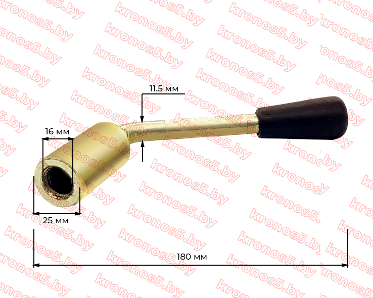 «Рукоять фиксации руля вертикальная  мотоблока с воздушным охлаждением» - фото 2