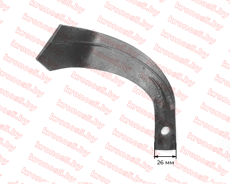 «Нож (зуб) почвофрезы с шестерёнчатым приводом правый IT195 (185)» - фото