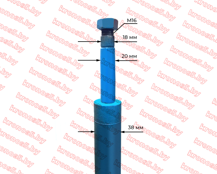 «Рулевая колонка в сборе L-825 мм (шлицы d-18 мм)» - фото 2