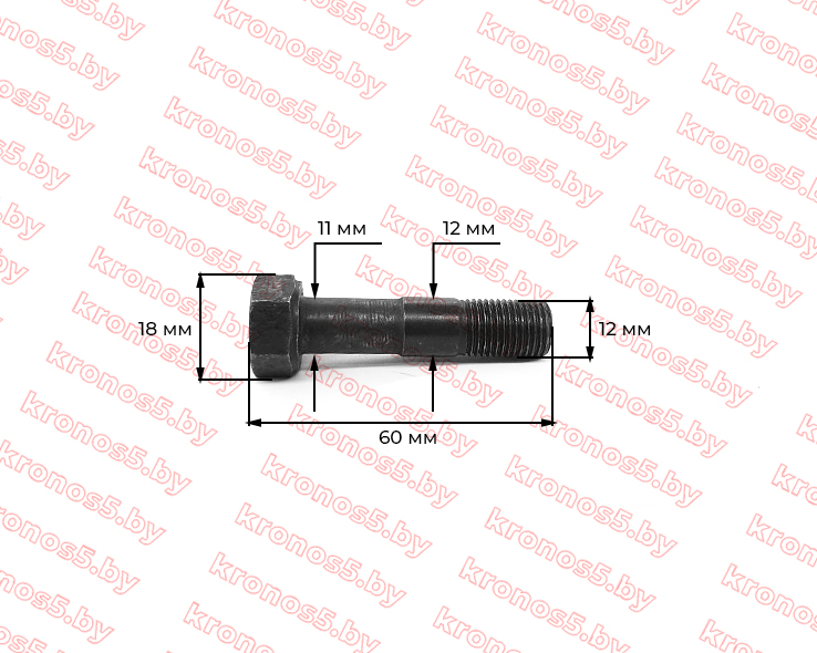 «Болт балансира коленвала R190/195N ф=12 мм» - фото 2