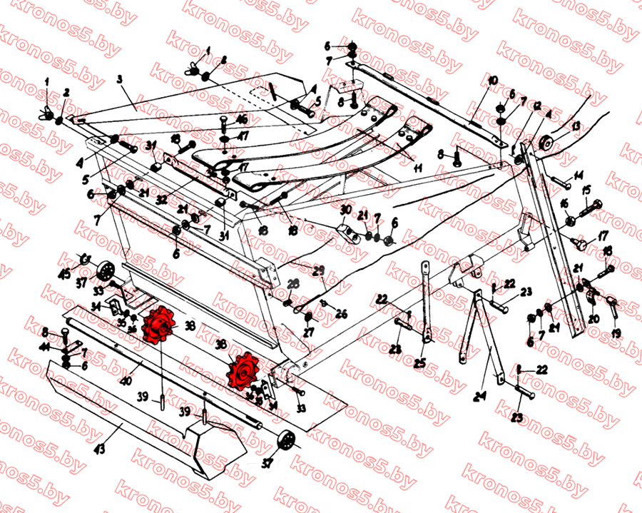 «Звездочка выгрузного бункера под штифт Z-10 Anna» - фото 3