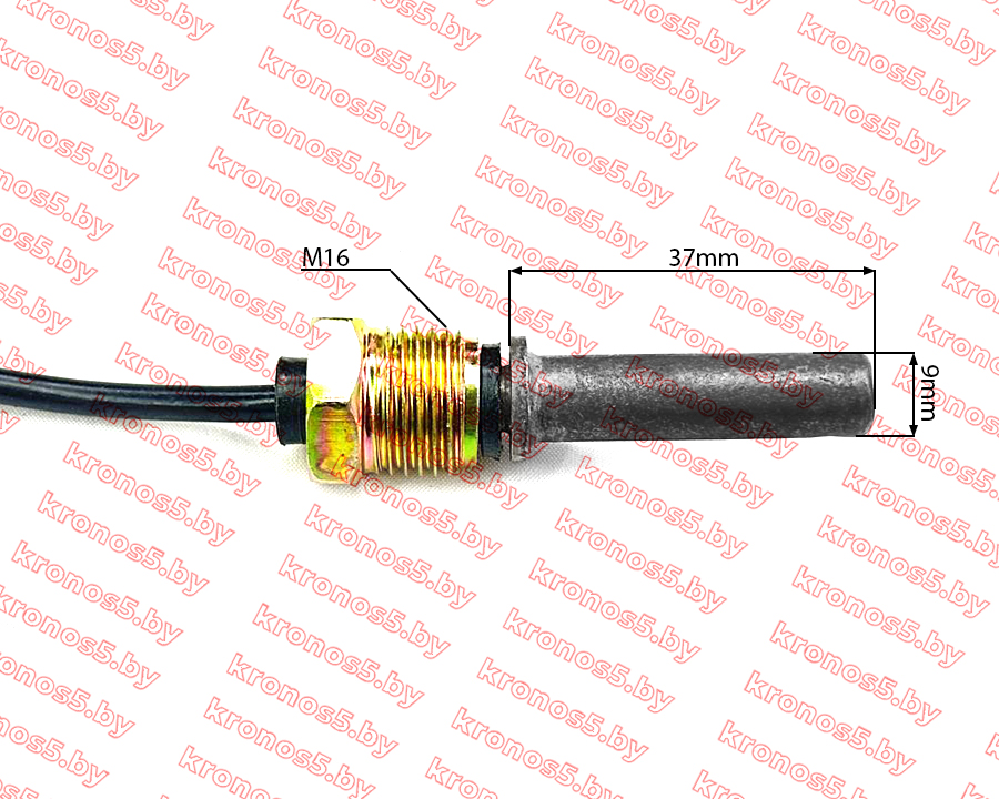 «Указатель температуры охлаждающей жидкости с датчиком М16*1,25 мм. и подсветкой к минитрактору» - фото 2