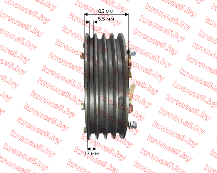«Сцепление в сборе (большая лапка выжима) 4 ручья SF240/244» - фото 4