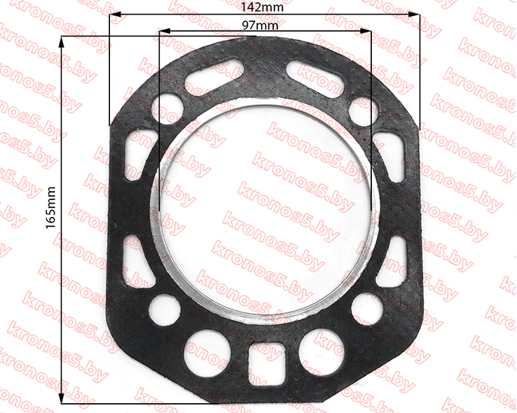 «Комплект поршневой группы D-95 мм для двигателя R195 (поршень 32,5 мм)» - фото 4