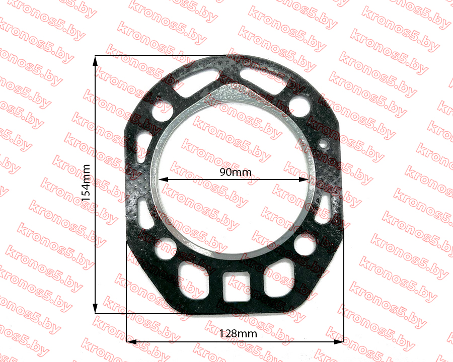 «Прокладка головки блока цилиндров ГБЦ R180/180N 90 мм» - фото