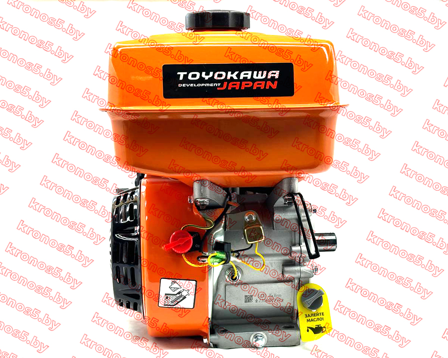 «Двигатель Toyokawa S370 (под шлиц, 25х36 мм, 65х65 мм., 7 л.с., бензиновый без электростартера)» - фото 3 «Двигатель Toyokawa S370 (под шлиц, 25х36 мм, 65х65 мм., 7 л.с., бензиновый без электростартера)» - фото 3