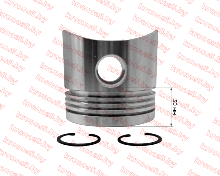 «Комплект поршневой группы D-80 мм для двигателя R180» - фото 2