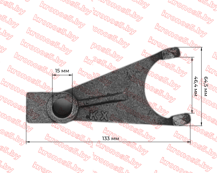 «Вилка основной КПП под болт» - фото 5