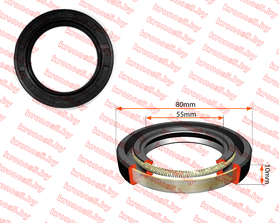 «Сальник 50х70х10 (полуось)» - фото