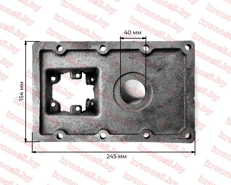 «Крышка КПП верхняя Минитрактор T24 SK» - фото 4