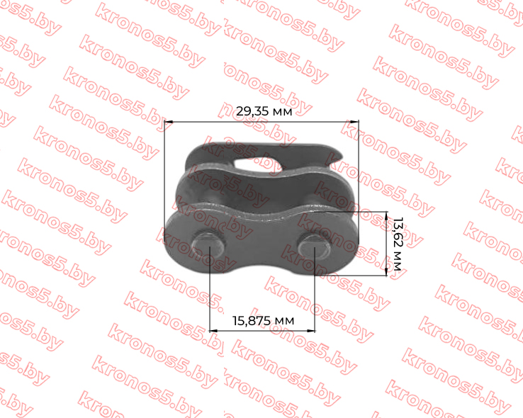 «Замок цепи привода редуктора (1ПР-15,875)» - фото 3