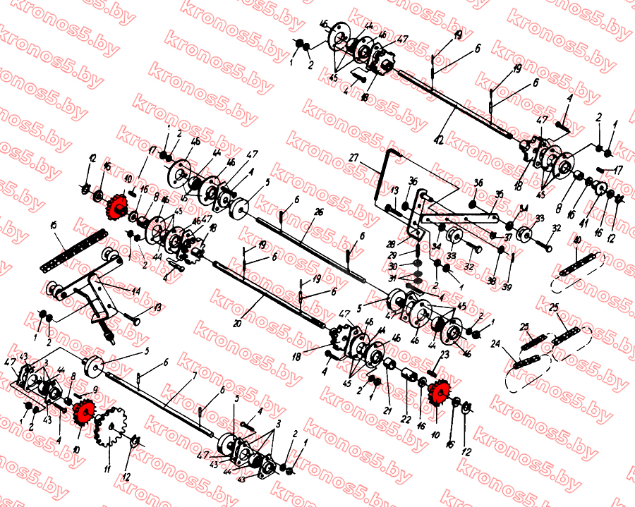 «Звездочка цепная сортировочного стола Z-25 Ф=25 мм Anna» - фото 3