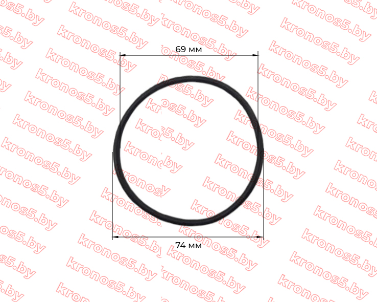 «Кольцо уплотнительное 69х74х3,4 Dongfeng 244» - фото 2